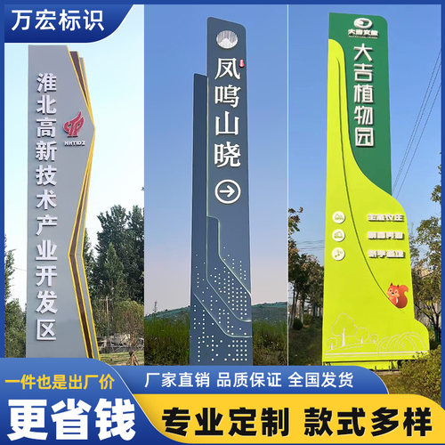 户外导向牌立牌停车场指示牌精神堡垒指引牌道路牌标识牌导视牌