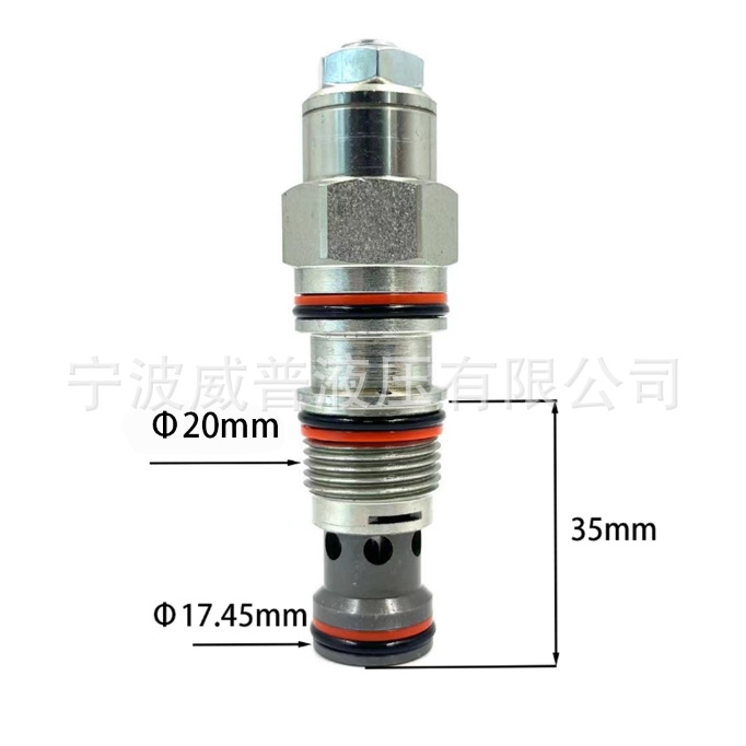 液压螺纹插装式平衡阀吊车抗衡阀代替SUN现货CBCA