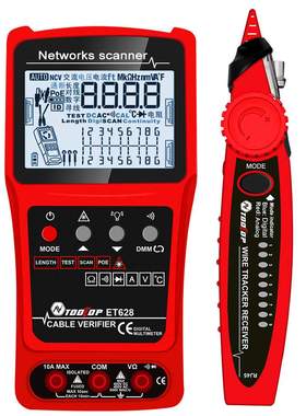 TOOLTOP ET624/626/628 寻线仪万用表二合一 红光笔功能