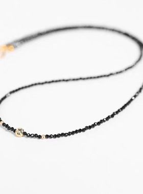 高品质极细ins2mm闺蜜黑尖晶石