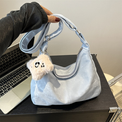 斜挎饺子包version casual crossbody dumpling bag shoulder bag