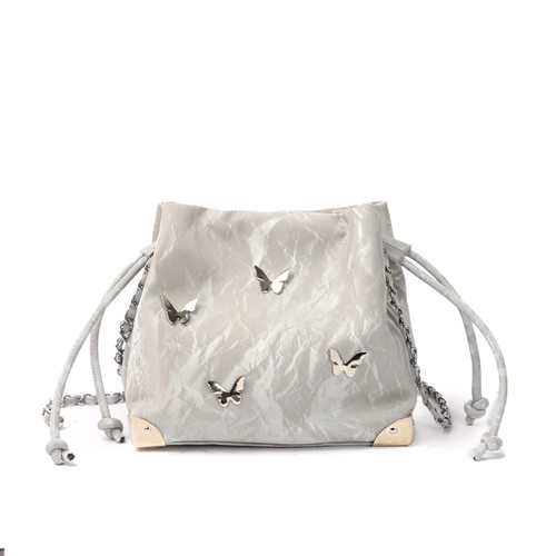 Butterfly chain bag, water bucket bundle, taste women's bag