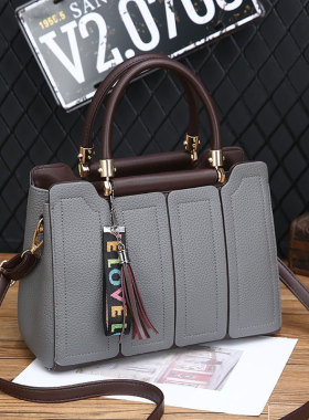Single shoulder handbag, women's bag, fashionable large bag