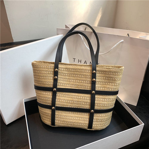 休闲包单肩包Knitted large capacity leisure bag shoulder bag