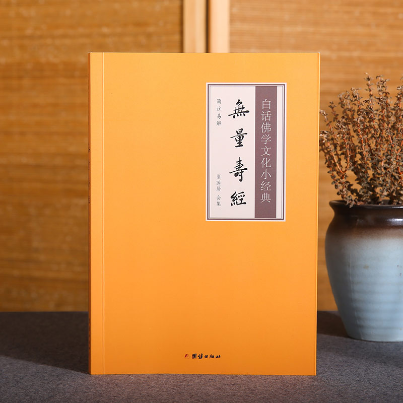 无量寿经 大字佛教经典白话解释全注全译佛经诵读本 经书结缘 佛经书籍简体经典诵读 团结出版社