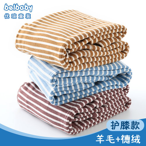 belbaby羊毛加绒加厚内穿保暖裤