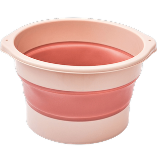 加高便携式可折叠泡脚桶高深过小腿家用超高洗脚足浴盆药包按摩底