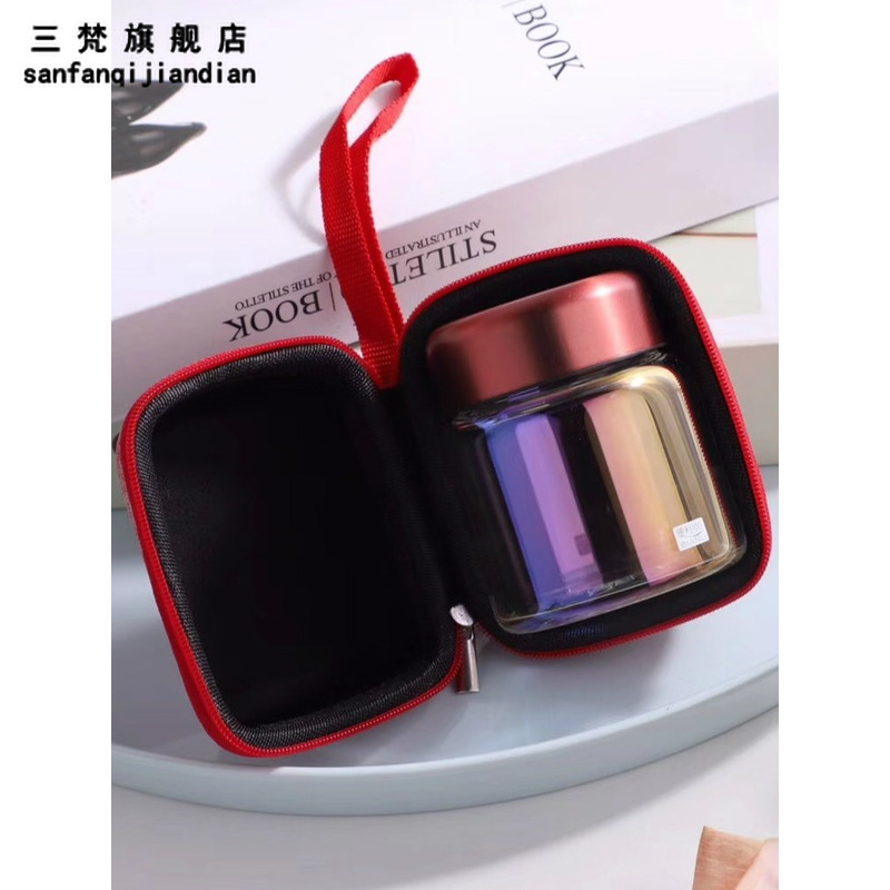 【天猫正品】三梵150ml迷你网红水杯女可爱小巧便携创意小容量玻