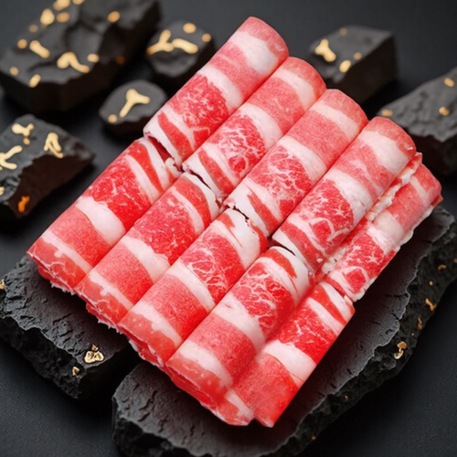 澳洲进口和牛牛肉卷1kg肥牛卷家用套餐新鲜火锅食材商用进口牛肉 - 封面