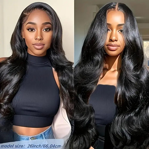 前蕾丝假发欧美新款女发中分大波浪长卷发蓬松自然日常全头套