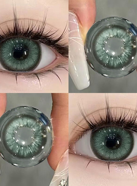 NEOCOULER美瞳半年抛大小直径绿色年抛隐形眼镜女正品官方旗舰店