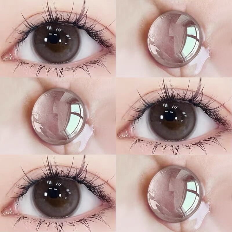 NEOCOULER美瞳半年抛巴斯克玫瑰大小直径自然棕隐形眼镜官方正品