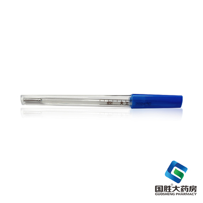 天工玻璃体温计1支装三角形棒式(口腔)/内标式(腋下)含汞