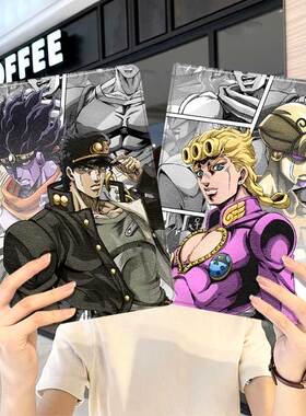 jojo的奇妙冒险ipad10保护套pro2024款11寸5苹果air7平板mini6壳4迷你3适用2三折2020带笔槽8第9代2021动漫九