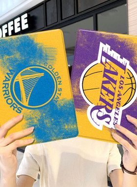 NBA篮球ipad10保护套pro2024款11寸5苹果air6平板mini7壳4迷你3适用2三折1带笔槽2018九8第9代2020湖人队2021