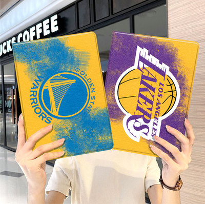 NBA篮球ipad10保护套pro2024款11寸5苹果air6平板mini7壳4迷你3适用2三折1带笔槽2018九8第9代2020湖人队2021