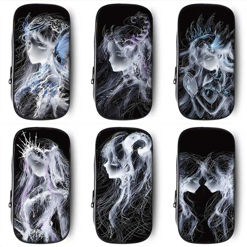 十二星座系列笔袋小学生铅笔盒2025新款超火文具袋初中生笔盒学生文具盒儿童网红爆款女孩子男生男孩款大容量