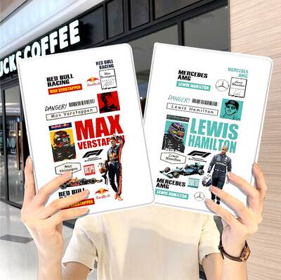 F1赛车ipad10保护套pro2024款11寸5苹果air7平板mini6壳4迷你3适用2三折2020带笔槽8第9代2021周边2018维特尔