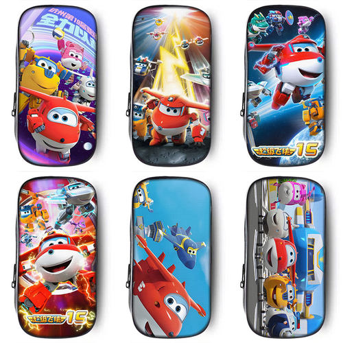 超级飞侠笔袋小学生文具盒初中生铅笔盒笔盒男童男孩子男孩款男生卡通周边文具铅笔袋学生文具袋新款大容量男