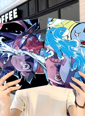 宝可梦小智ipad10保护套pro2024款11寸5苹果air7平板mini6壳4迷你3三折2020带笔槽8第9代2021甲贺忍蛙2018男