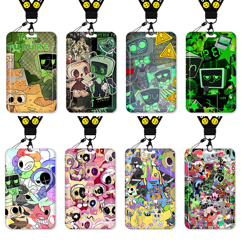 Dandysworld丹迪的世界卡套饭卡校园卡身份证保护套公交卡学生水卡证件小卡片套工作证工牌证件套校牌挂绳女