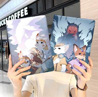 神探迈克狐华为平板matepad11保护套5s壳air12周边v8男生pro8荣耀9女生m6外壳5小米7三折6pro适用7s红米kpad