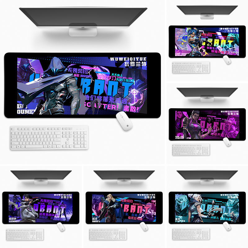 无畏契约捷风幽影鼠标垫超大号2025新款电脑垫子键盘桌垫游戏定制