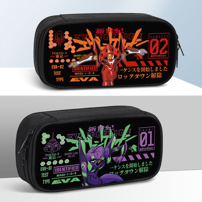 高清打印,三层大容量帆布笔袋。