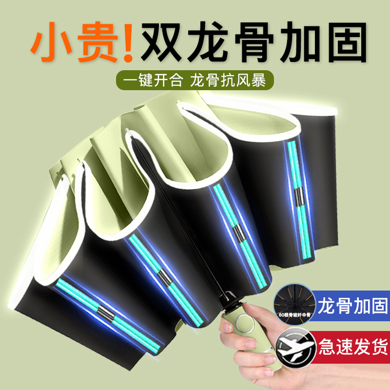 德国钢骨抗10级风！抗风暴雨伞