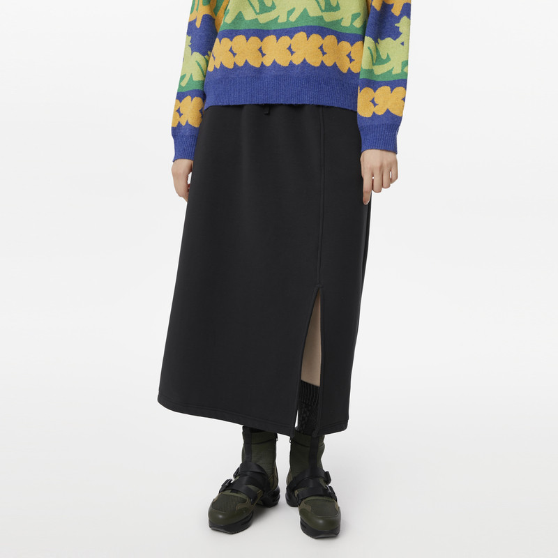 松紧抽绳 开衩设计 趣味章仔