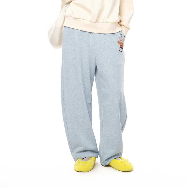 松紧腰、小猫绣花、收省