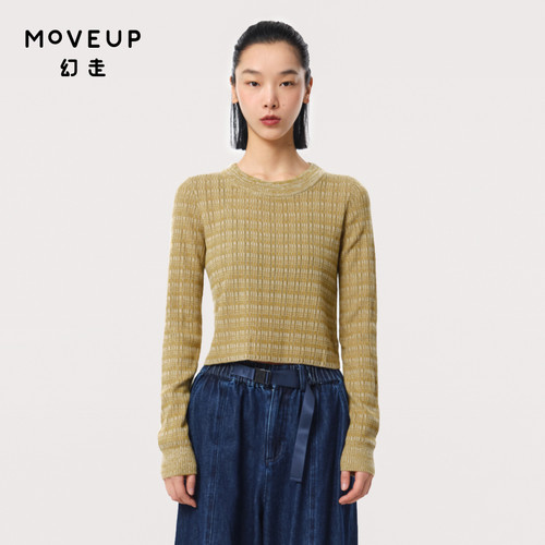 Moveup设计师商场短款毛衣