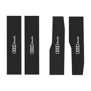 奥迪A4L门槛条Q5L/A6L/A3/Q3/Q2L迎宾踏板A5车内饰改装皮革防护贴