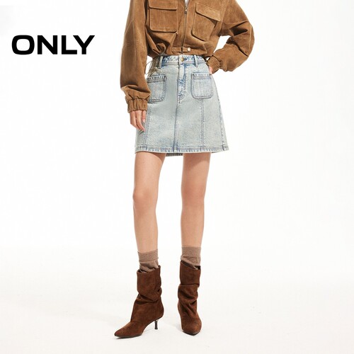 ONLY高腰牛仔短裙半身裙
