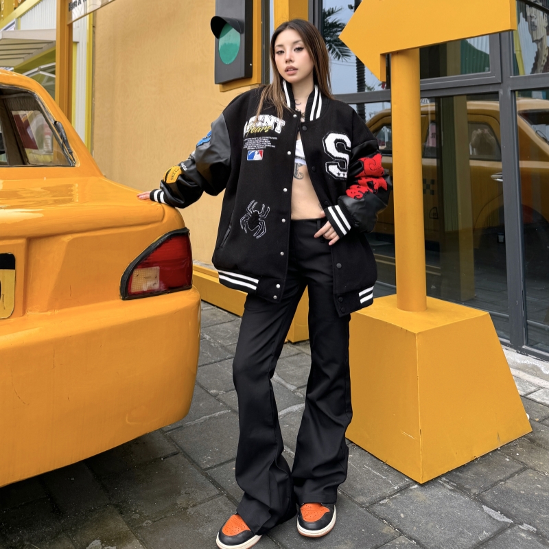 SaintMichael刺绣棒球服外套