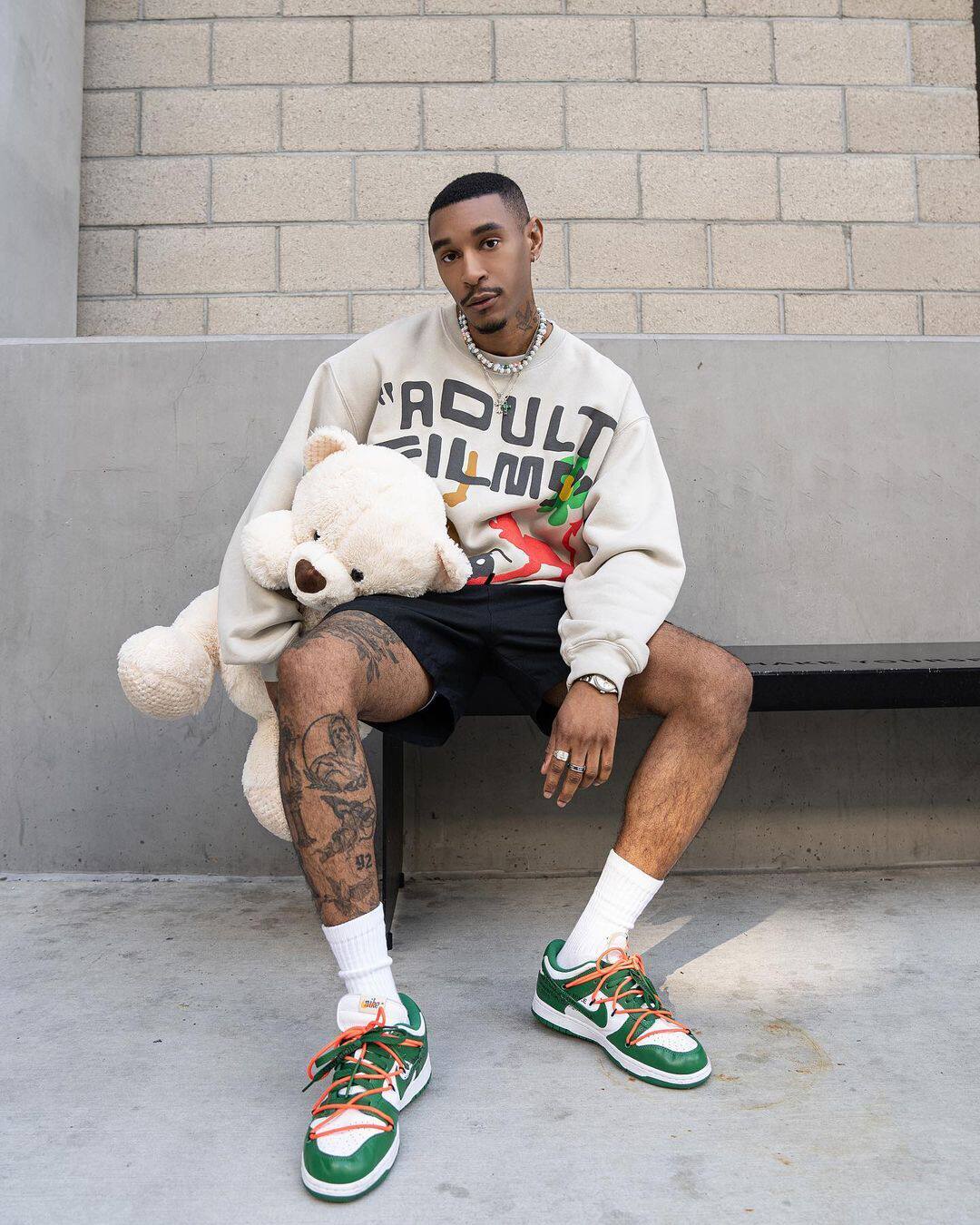 cpfm kanye侃爷adult film美式休闲高街宽松卫衣涂鸦印花连帽衫