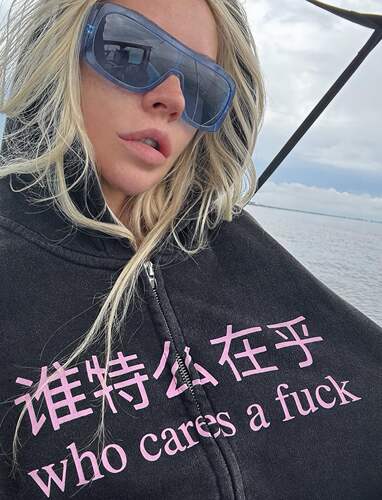 Praying水洗做旧拉链连帽衫外套