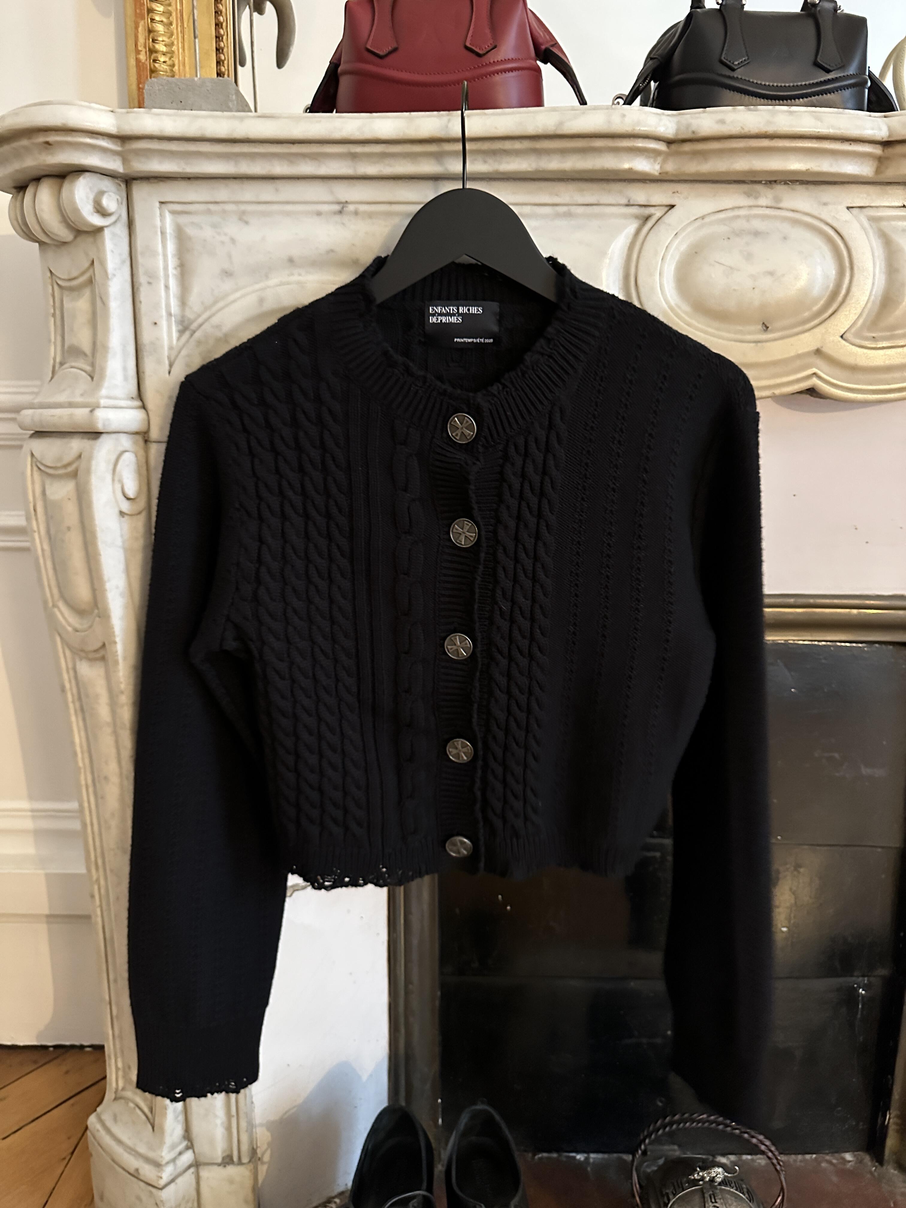 ERD忧郁富二代麻花编织针织毛衣