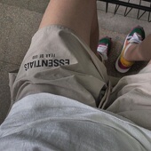 FEAR GOD复线ESSENTIALS美式 FOG 休闲运动反光字母男女短裤