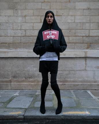 Grailz Project GR美式水洗做旧字母印花拉链卫衣休闲连帽衫外套