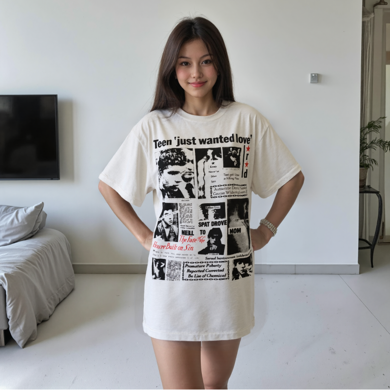 ERD忧郁的富二代美式复古潮牌T恤