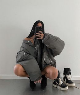 Grailz 休闲宽松外套 Talk潮牌加棉飞行夹克棒球棉服高街vibe美式