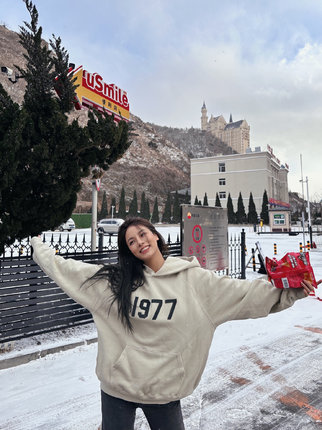 FOG Fear of God复线1977植绒印花美式秋冬高街休闲情侣连帽卫衣