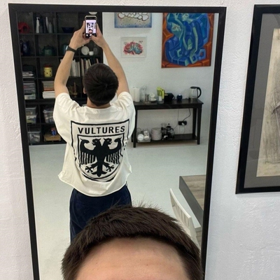 KANYE侃爷专辑美式休闲坎肩短袖