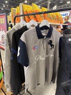 休闲流行短袖 美式 T恤 index联名Vandy战马刺绣徽章POLO衫 Protocol