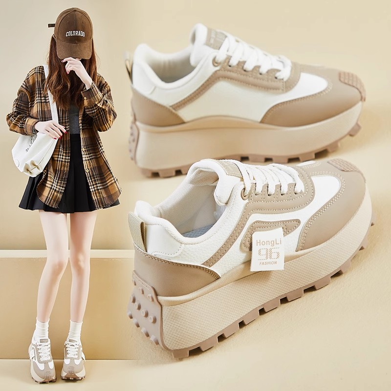 秋季休闲跑步软底轻便运动女鞋