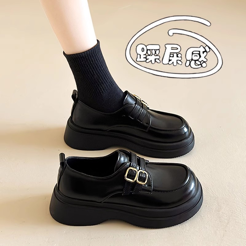 女鞋真皮乐福鞋2025新款春秋