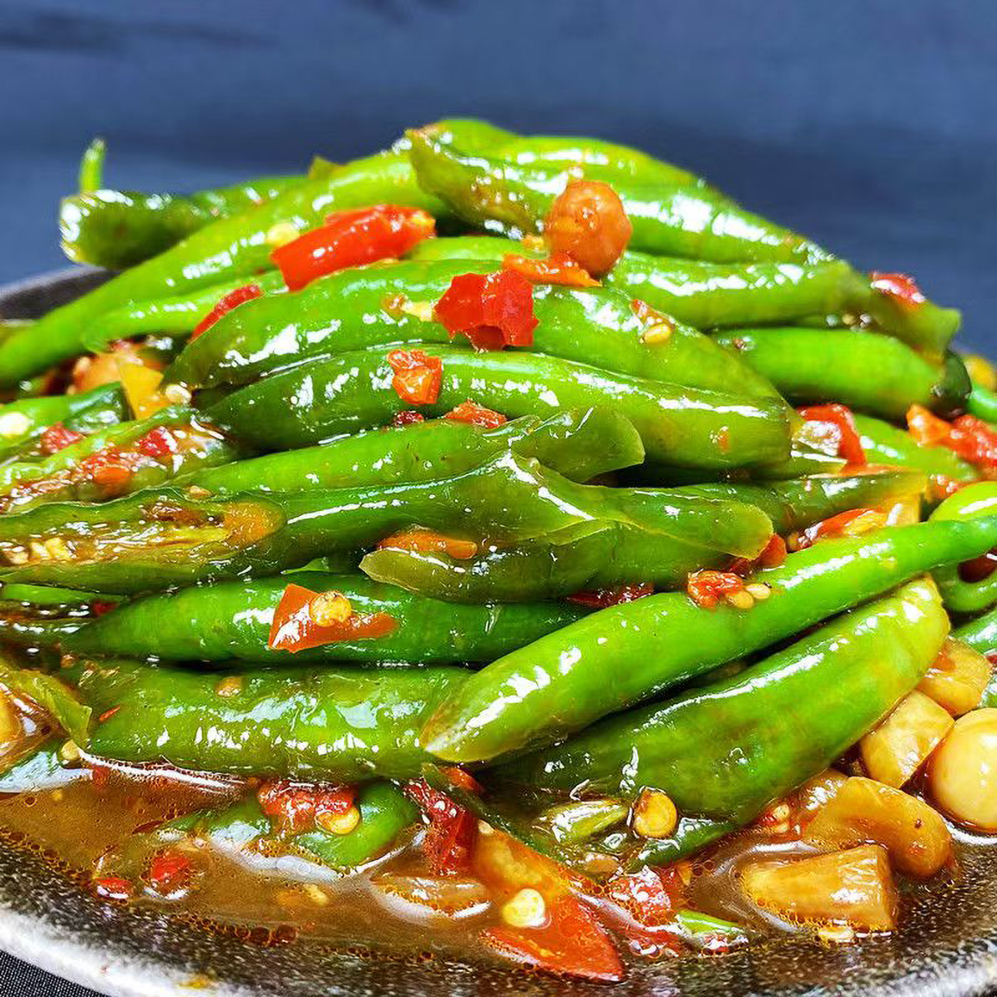 腌辣椒腌青椒泡椒开味下饭菜酱菜