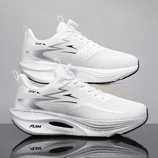 专业碳板跑步鞋2026新款白色中大童学生运动鞋男童儿童跑鞋小白鞋