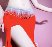 悦梦风璐流苏腰链满钻西米神器钻链条水钻链缝腰带手工重工腰链